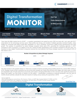 Digital Transformation Deal Talk