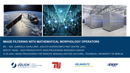 Mathematical Morphology Operators