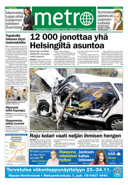 12 000 Jonottaa Yhä Helsingiltä Asuntoa