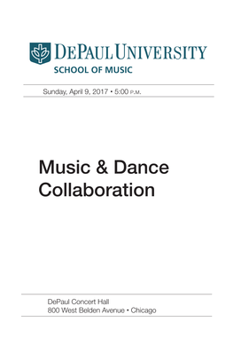 Music & Dance Collaboration