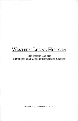 Western Legal History