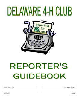Reporter Guidebook