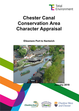 Chester Canal Conservation Area Character Appraisal