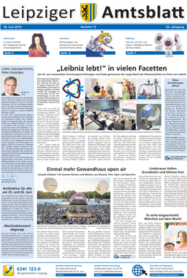 Leipziger Amtsblatt Nr. 12/2016