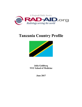 Tanzania Country Profile