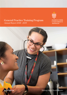 General Practice Training Program Annual Report 2018 - 2019