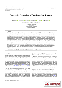 Quantitative Comparison of Time-Dependent Treemaps