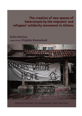 The Creation of New Spaces of Heterotopia by the Migrants' And