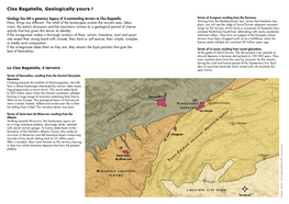 Clos Bagatelle, Geologically Yours !