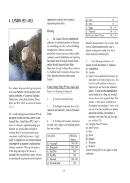 4. LANDWARD AREA Opportunities Are Shown Below Under the (G) Gills 150 Appropriate General Policy