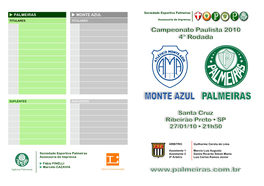 Palmeiras Monte Azul