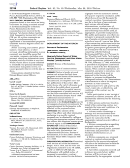 Federal Register/Vol. 83, No. 95/Wednesday, May 16, 2018/Notices