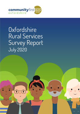 Oxfordshire Rural Services Survey Report July 2020