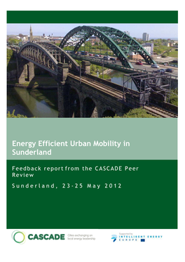 Energy Efficient Urban Mobility in Sunderland