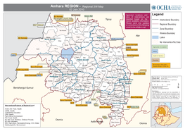 Amhara REGION - Regional 3W Map 02 July 2010