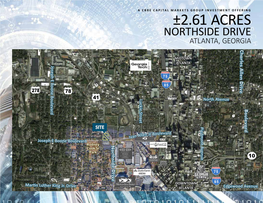 ±2.61 ACRES NORTHSIDE DRIVE ATLANTA, GEORGIA 10Th Street