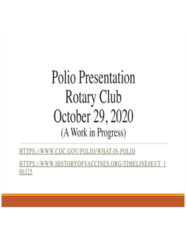 Polio Presentation October 29, 2020.Pptx