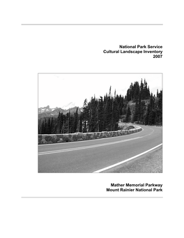Mather Memorial Parkway, Mount Rainier National Park