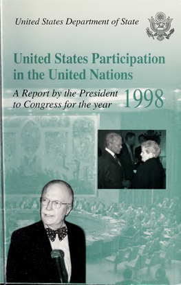 U.S. Participation in the UN: Report by the President to the Congress