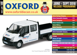 Oxford Diecast Catalogue