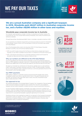 Tax Transparency Information for the 2018-19 Year