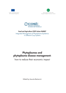 Phytoplasmas and Phytoplasma Disease Management: How to Reduce Their Economic Impact