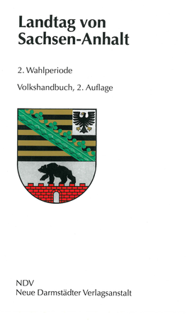Landtag Von Sachsen-Anhalt, 2. Wahlperiode, Volkshandbuch, 2. Auflage