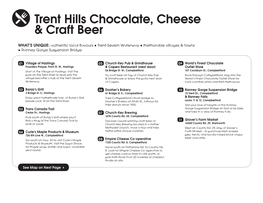 Trent Hills Chocolate, Cheese & Craft Beer