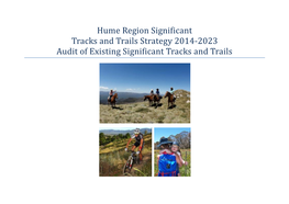 Audit of Existing Significant Tracks and Trails