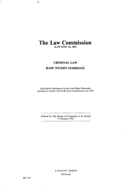 The Law Commission (LAW COM