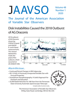 Disk Instabilities Caused the 2018 Outburst of AG Draconis