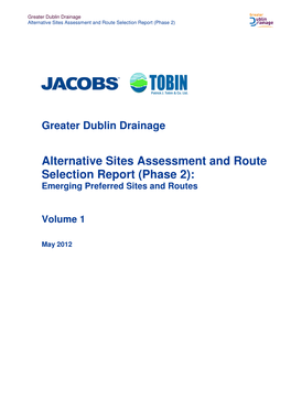 Alternative Sites Assessment and Route Selection Report (Phase 2)
