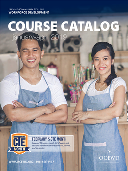 2019 Course Catalog Jan-Apr