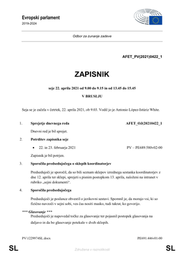 Sl Sl Zapisnik