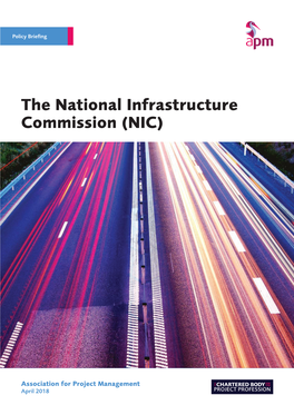 The National Infrastructure Commission (NIC)