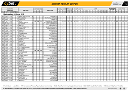 Midweek Regular Coupon 03/06/2019 10:32 1 / 3