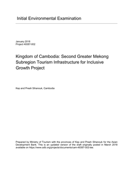 Second Greater Mekong Subregion Tourism Infrastructure for Inclusive Growth Project