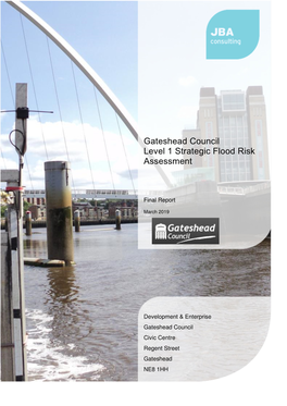 Gateshead Council Level 1 Strategic Flood Risk Assessment