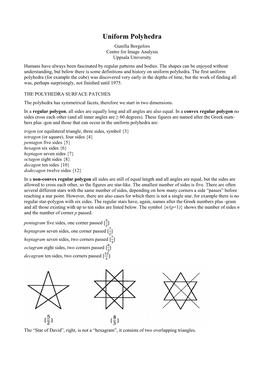 Uniform Polyhedra