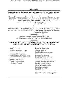 In the United States Court of Appeals for the Fifth Circuit