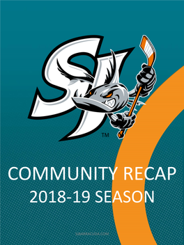 Community Recap 2018-19 Season