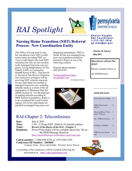 RAI Spotlight