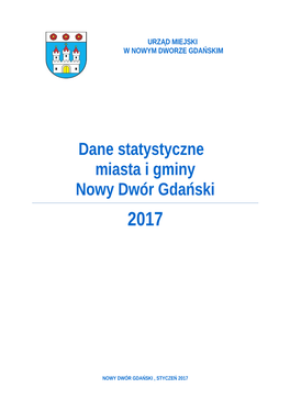 Dane Statystyczne Miasta I Gminy Nowy Dwór Gdański 2017