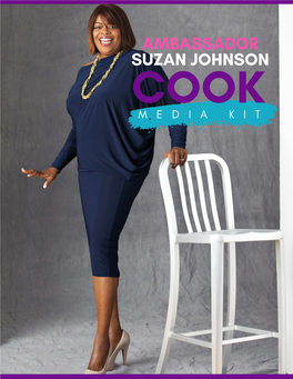 Ambassador Suzan Johnson Cook M E D I a K I T Bio & Background