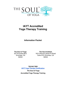 IAYT Accredited Yoga Therapy Training