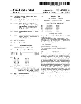 (12) United States Patent (10) Patent No.: US 9.456,986 B2 Rey Et Al