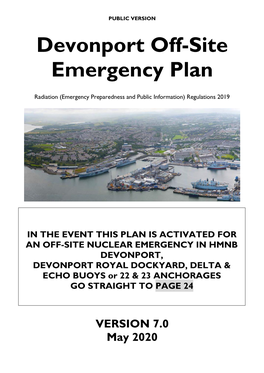 Devonport Off-Site Emergency Plan