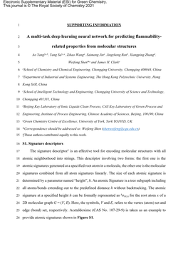 Related Properties from Molecular Structures