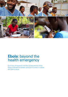 Ebola: Beyond the Health Emergency