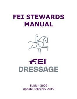 Fei Stewards Manual